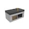 Castello Usa Thames 36-inch Gray Vanity Set with Black Top and Gold Handles CB-MC-36G-GLD-20146-BL - alternate 2
